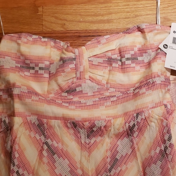 NWT - ROXY Aztec Print Strapless Sundress - Picture 2 of 4